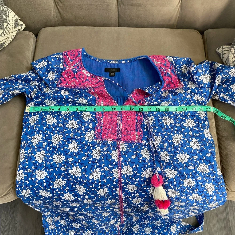 {J.Crew} Embroidered Caftan - Picture 9 of 10